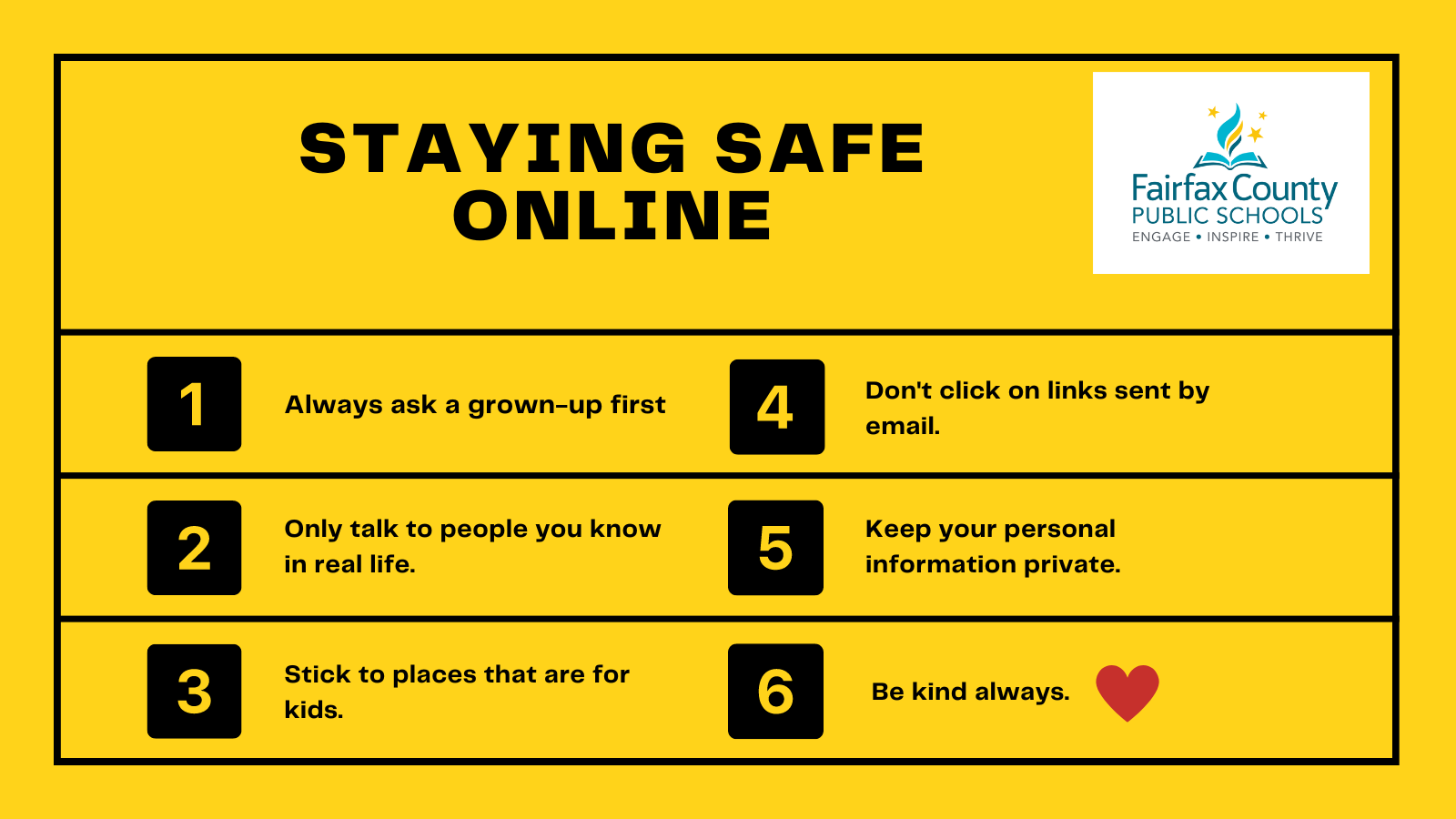 Wednesday -staying safe online